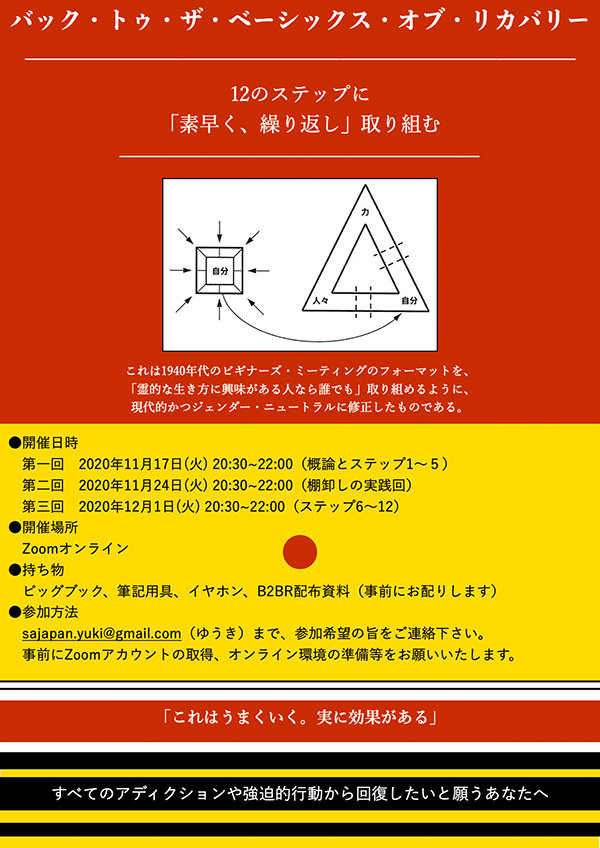 バック・トゥ・ザ・ベーシックス・オブ・リカバリー